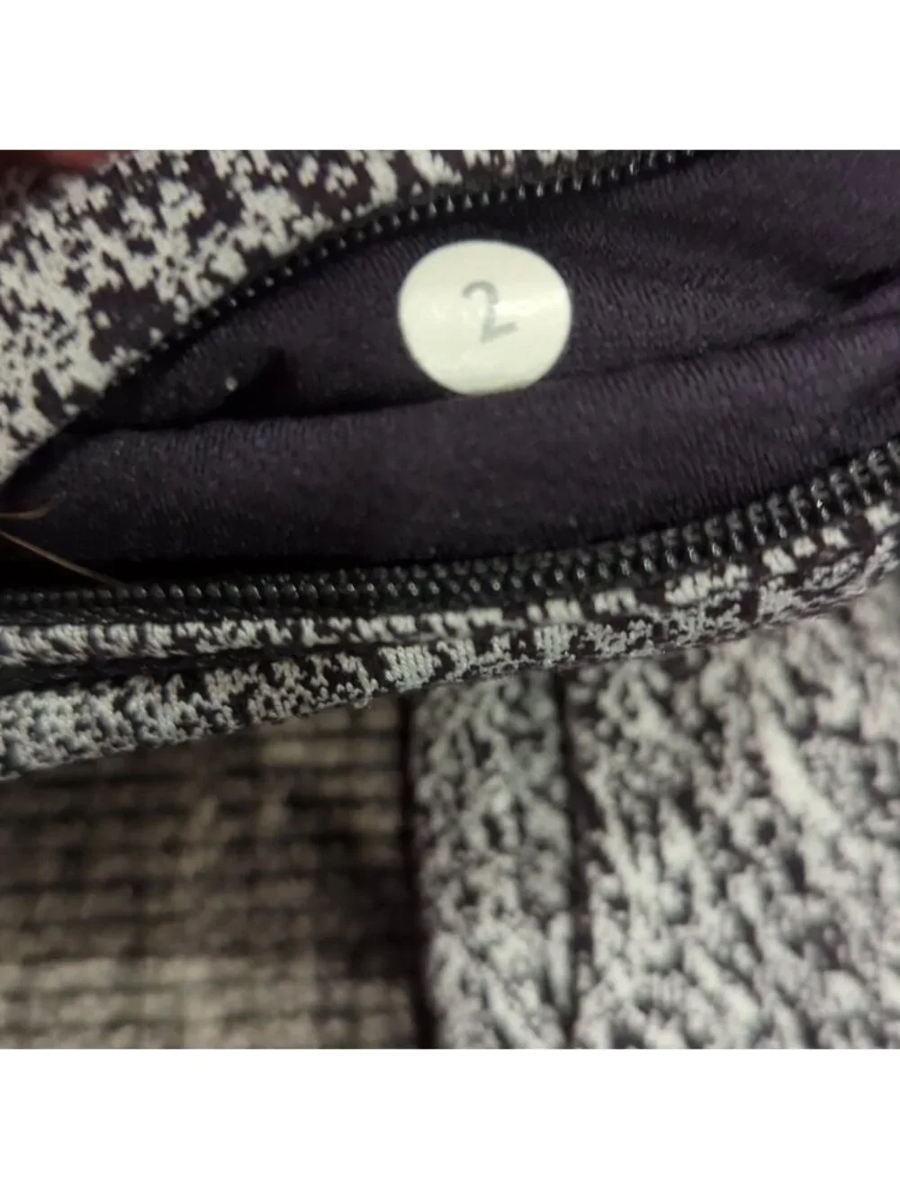 Lululemon Rush Hour Long Sleeve Running Luon Spray Jacquard White Black